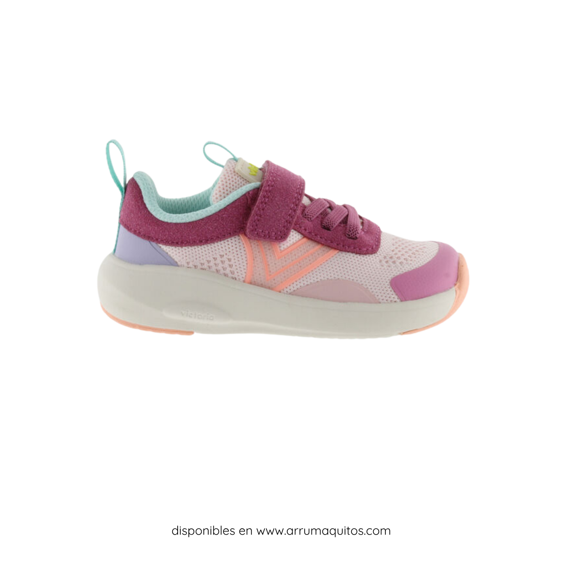Deportivas Barefoot Diario Kai Multicolor Rosa de Victoria