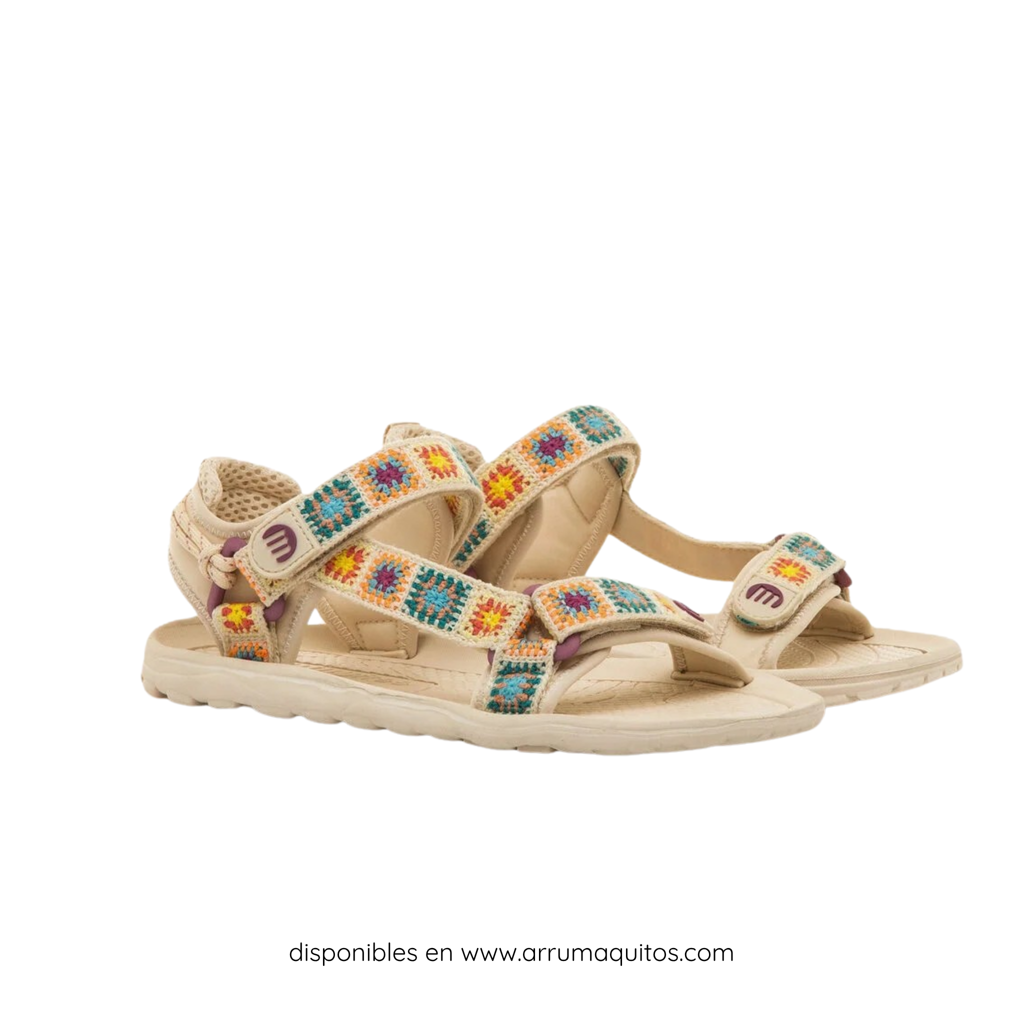 Sandalias Barefoot 85517-C61046 Solana Crochety Strip Multicolored de Mustang