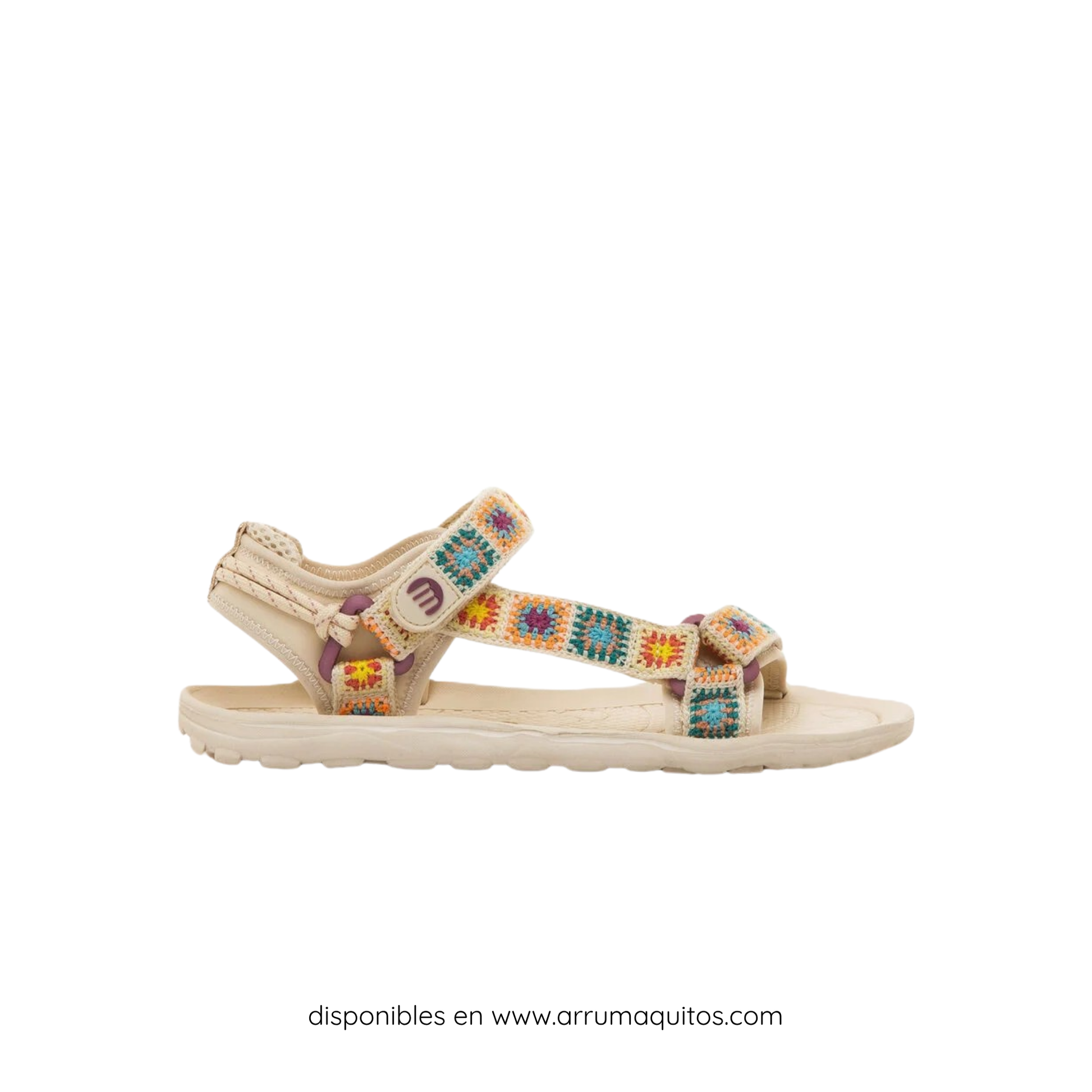 Sandalias Barefoot 85517-C61046 Solana Crochety Strip Multicolored de Mustang