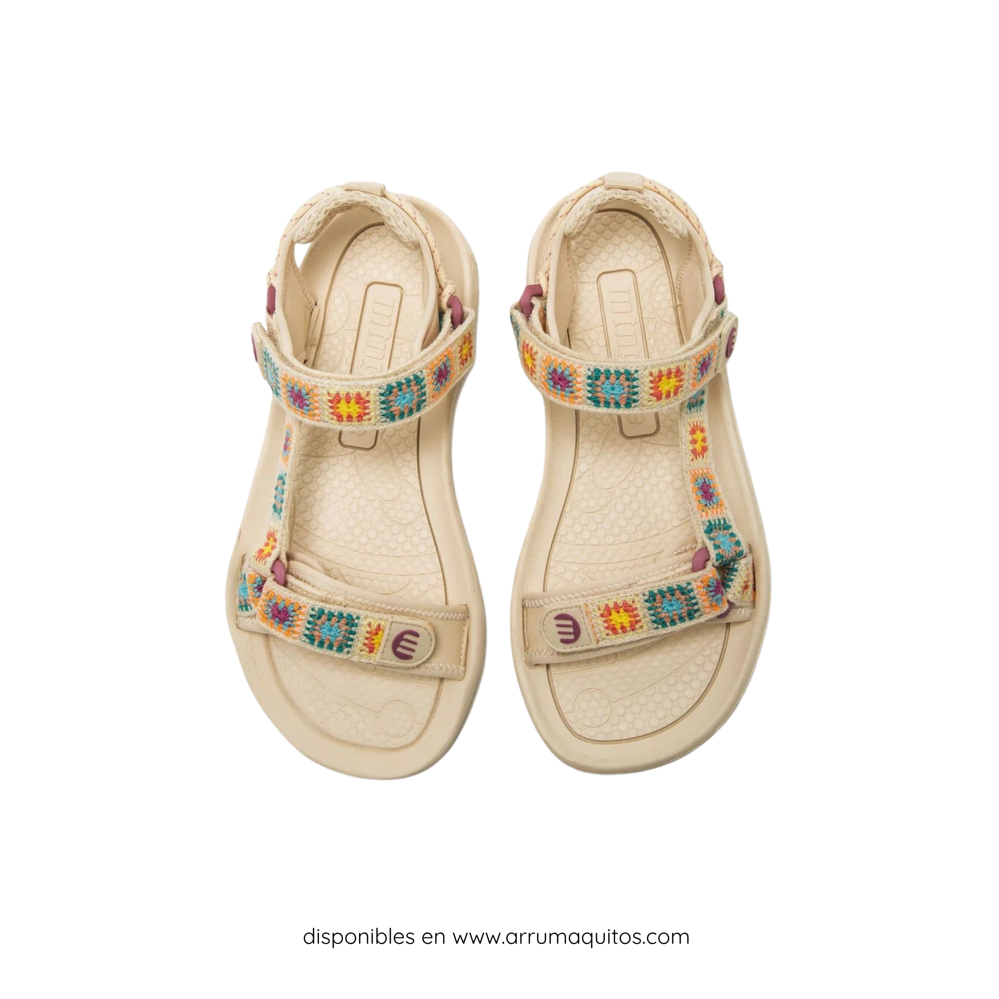 Sandalias Barefoot 85517-C61046 Solana Crochety Strip Multicolored de Mustang