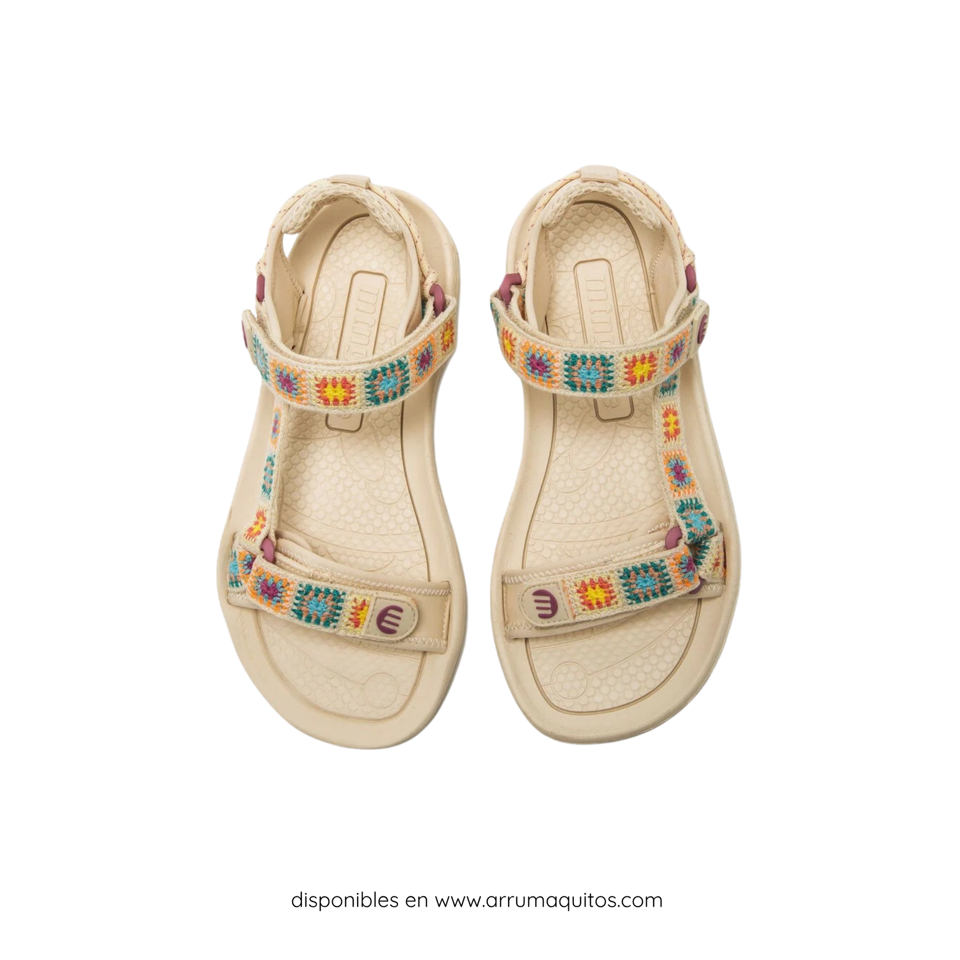 Sandalias Barefoot 85517-C61046 Solana Crochety Strip Multicolored de Mustang