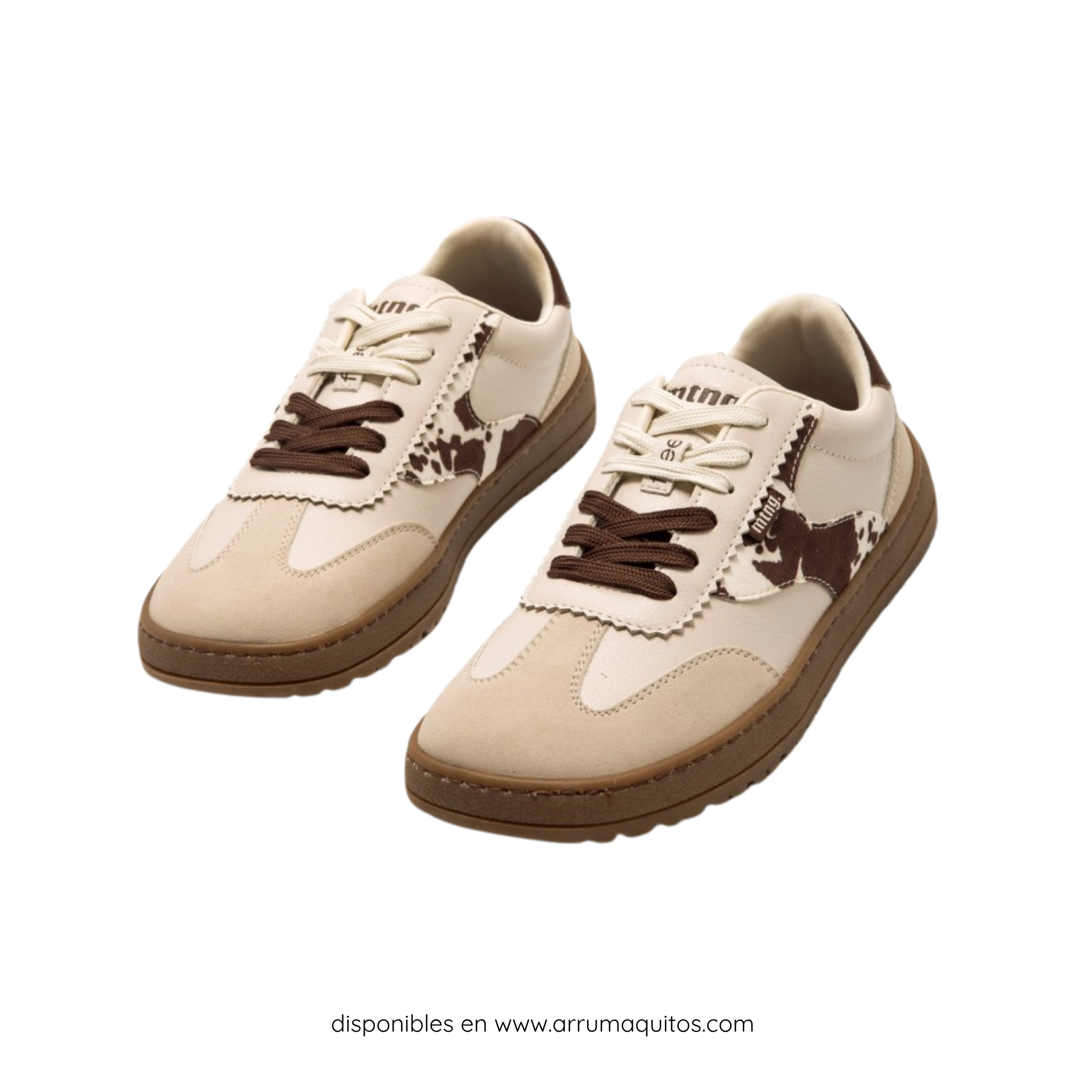 Zapatillas Minimalista Casual 60948-C59379 Alask Beige Vaca de Mustang
